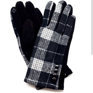 Plaid Winter Smart Gloves.